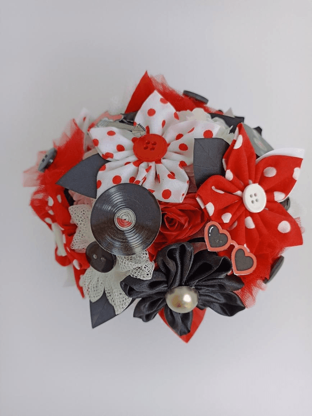 Bouquet mariée Rockabilly