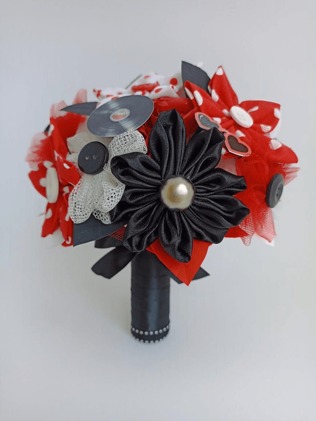 Bouquet mariée Rockabilly